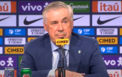 "NINGUÉM TEM OBRIGAÇÃO DE GANHAR" 🔥 Ancelotti joga com as palavras e fala sobre pressão na Seleção Brasileira.