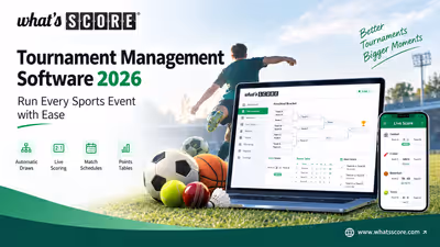 Tournament Management Software 2026: Run Every Sports Event with Ease