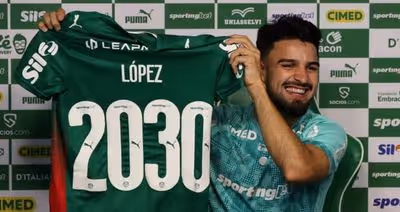 Flaco renova contrato com o Palmeiras