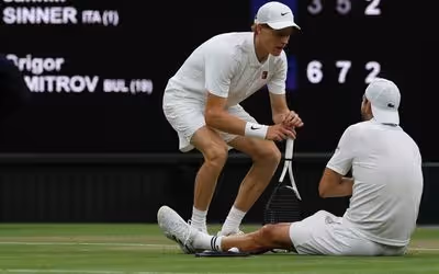 Dimitrov vive novo drama, e Sinner faz história em Wimbledon