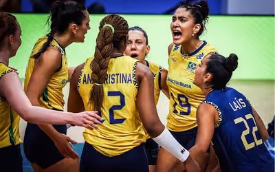 Acompanhe agora Brasil x Turquia, pela VNL feminina: saiba onde assistir