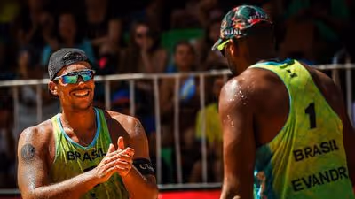 Vôlei de praia: Dupla brasileira vence em etapa da Suíça no circuito mundial