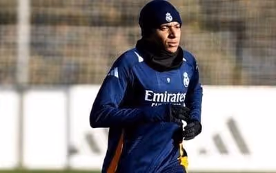 Mbappé falta treino do Real Madrid após internação; veja tempo de recuperação