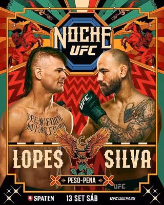 Noche UFC deste sábado: horário e onde assistir