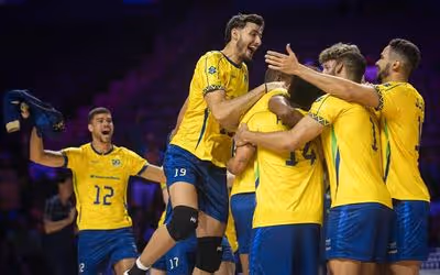 Bernardinho define os 14 para Brasil enfrentar a Itália na VNL masculina