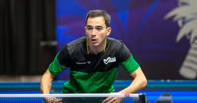 Hugo Calderano perde para algoz e dá adeus ao WTT Finals