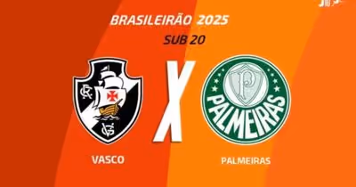 Vasco x Palmeiras, pelo Brasileirão Sub-20: onde assistir, escalações e arbitragem