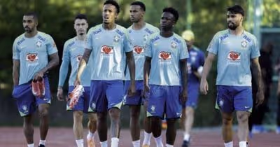 Ancelotti aposta em quarteto ofensivo no primeiro treino com elenco completo da Seleção
