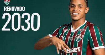 Fluminense anuncia a renovação de contrato de joia da base