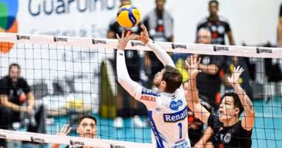 Guarulhos vira sobre o Vôlei Renata. Bruninho sente lesão