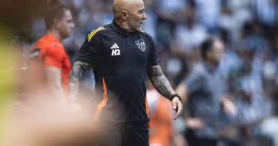 Sampaoli elogia Dudu após vitória do Atlético e reclama de
