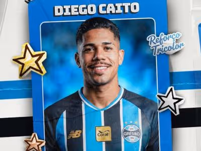 Diego Caito se manifesta pela primeira vez como jogador do Grêmio