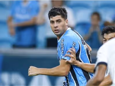 Volante do Grêmio, Nardoni é multado pela Conmebol por expulsão na Copa Sul-Americana
