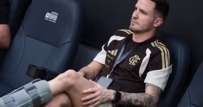 Já sem muletas, Saúl projeta retorno ao Flamengo