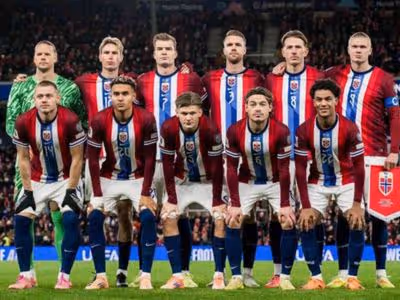 Como chega a Noruega para a Copa do Mundo