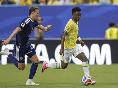 CBF reclama com Fifa da anulação do gol de Vini Jr