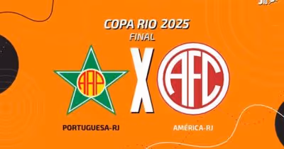 Portuguesa x America, final da Copa Rio: onde assistir, escalações e arbitragem