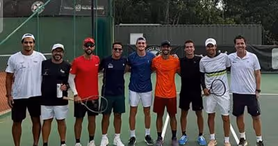 Leonardo Storck treina com João Fonseca de olho no Australian Open