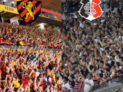 Sport e Santa Cruz disputam qual o maior público do futebol pernambucano no fim de semana; confira