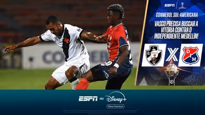 Yony González diz como Flamengo é lição para Medellín e cobra respeito ao Vasco: 'A gente sabe a pressão que a torcida faz'