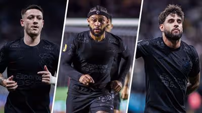 O que aconteceu na última vez que Dorival teve Memphis, Garro e Yuri Alberto à disposição no Corinthians?