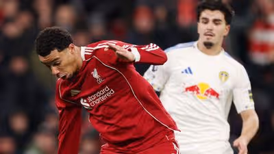 Liverpool faz jogo 'gelado', só empata com Leeds em Anfield e começa 2026 com tropeço pela Premier League