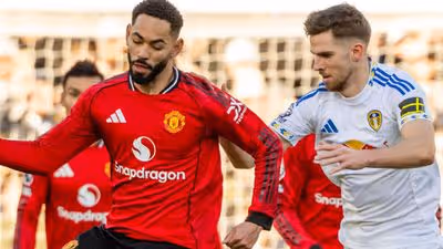 Matheus Cunha marca, mas United só tropeça em empate com Leeds e pode ver o G4 da Premier League mais distante