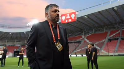 Gattuso deixa o comando da Itália após ficar fora da Copa do Mundo: 'Com o coração pesado'