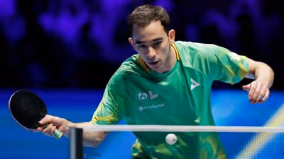 Hugo Calderano é bronze na Copa do Mundo