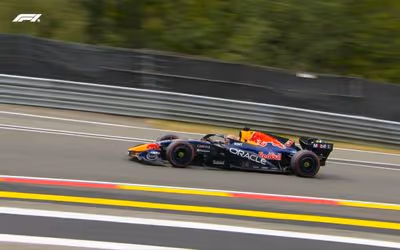 Verstappen lidera, e Bortoleto é 10o em treino livre do GP da Bélgica