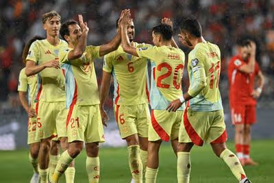 Espanha goleia a Turquia fora de casa; Alemanha vence a Irlanda do Norte