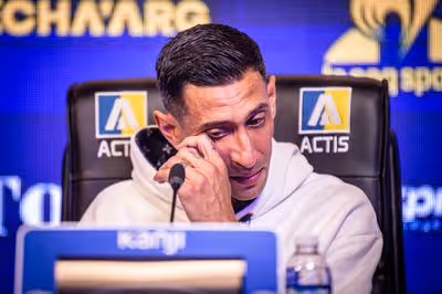 Di María se emociona em volta para o futebol argentino: 'Sonhava fazia tempo'