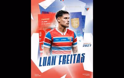 Fortaleza anuncia contratação de Luan Freitas, ex-Fluminense