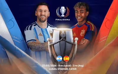 Conmebol anuncia data de Finalíssima entre Argentina e Espanha; confira