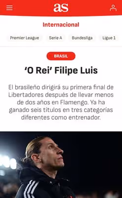 Treinador do Flamengo, Filipe Luís é exaltado por jornal espanhol: 'Novo rei do Brasil'