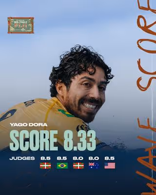 Sétimo campeão! Yago Dora leva o Brasil ao topo da WSL novamente
