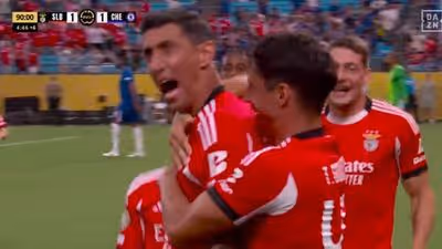 Di María 'safou' Benfica nos descontos e forçou assim o prolongamento