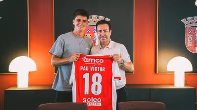 Pau Víctor é novidade no Sp. Braga para visita ao Cluj na Liga Europa