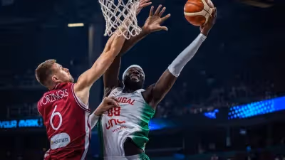 Reação veio tarde demais. Portugal incapaz de travar magia de Porzingis