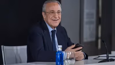 Florentino Pérez afasta gestão improvisada na recandidatura ao Real Madrid