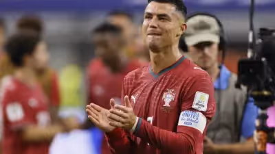 Cristiano Ronaldo não segurou lágrimas após eliminação de Portugal