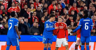Benfica-Real: UEFA nomeia inspetor para investigar acusação de Vini Jr. a Prestianni