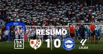 Vitória louca do Rayo Vallecano escreveu-se em Alemão (resumo)