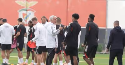 Dedic a cem por cento: treino do Benfica antes do Bayer Leverkusen