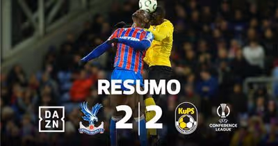 Crystal Palace é surpreendido pelo KuPS e vai ter de jogar o play-off