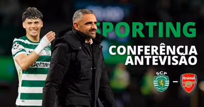 Em direto: Rui Borges e Maxi Araújo antecipam o Sporting-Arsenal
