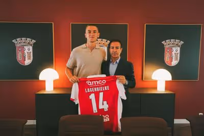 Mercado oficial: SC Braga anuncia Lagerbielke, contrato até 2030
