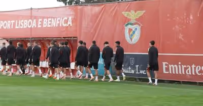 O último treino do Benfica antes do Ajax