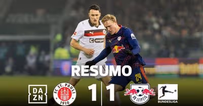 Leipzig perde terreno na luta pelos lugares de Champions (resumo)