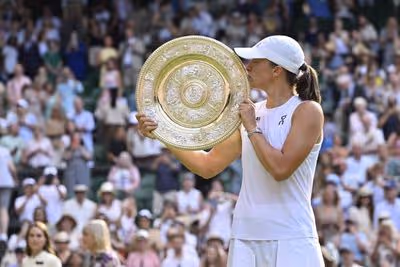 Há 114 anos que ninguém fazia o que Swiatek fez em Wimbledon